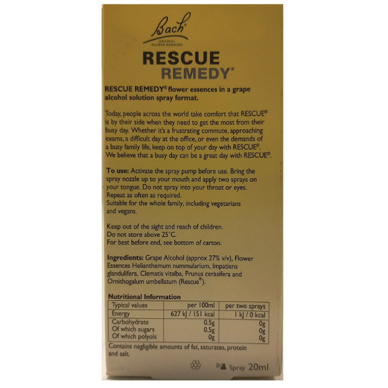 BACH RESCUE REMEDY SPRAY 20ML - Image 2