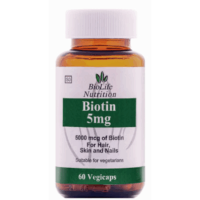 BIOLIFE BIOTIN 5mg 60 CAPS
