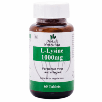 BIOLIFE L-LYSINE 1000MG 60 CAPS