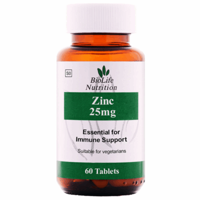 BIOLIFE ZINC 25mg 60s