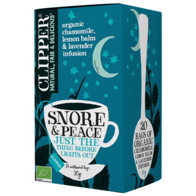 CLIPPER ORGANIC SNORE & PEACE TEA 20s