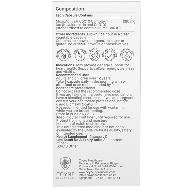 COYNE BIOMAX COQ10 30 CAPS - Image 2