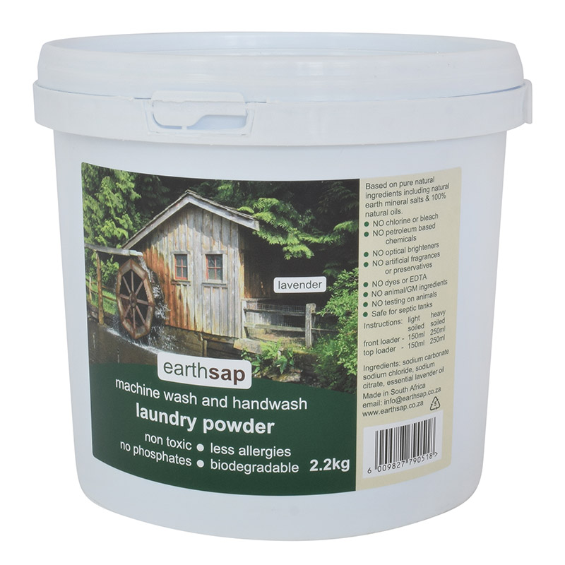 EARTHSAP FREE & CLEAR SENSITIVE LAUNDRY POWDER 2.2KG - Image 2