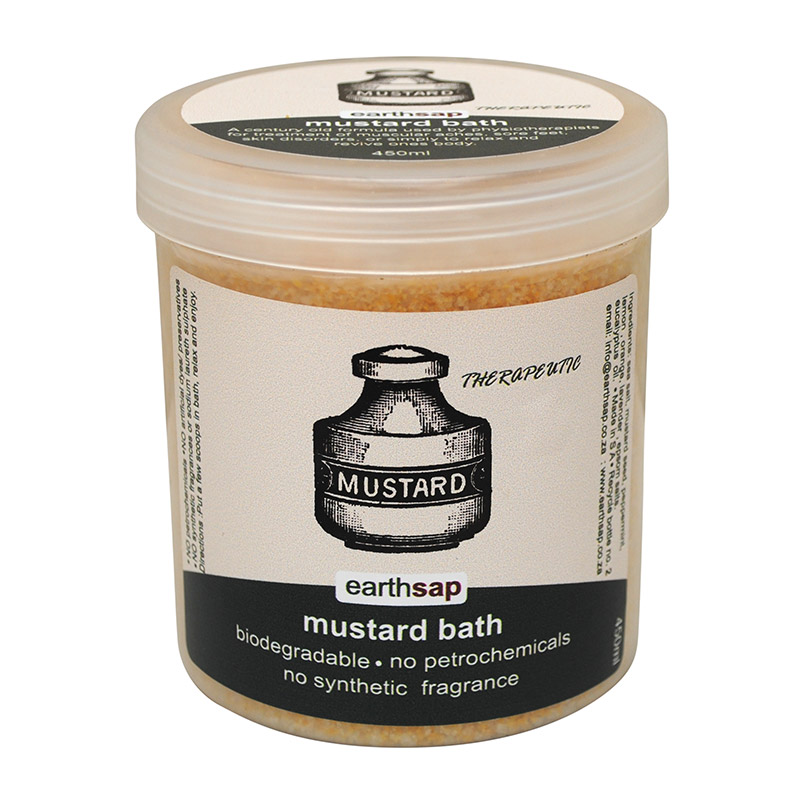 EARTHSAP BATH SALTS MUSTARD 450ML