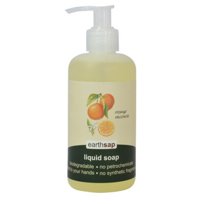 EARTHSAP ORANGE VALENCIA LIQUID SOAP 250ML