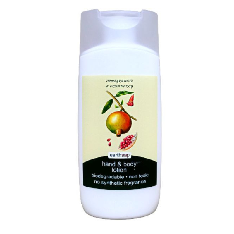 EARTHSAP POMEGRANATE AND CRANBERRY HAND AND BODY LOTION 250ML