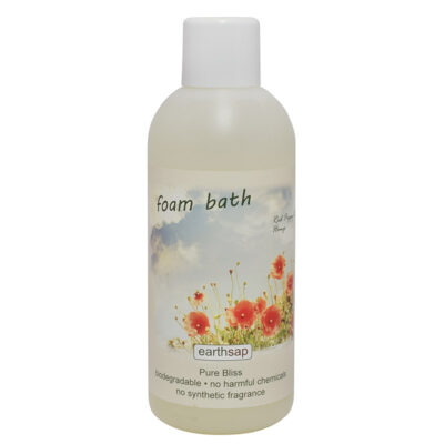 EARTHSAP RED POPPY & HEMP FOAM BATH 500ML