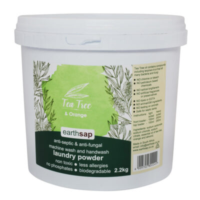 EARTHSAP TEA TREE & ORANGE LAUNDRY POWDER 2.2KG