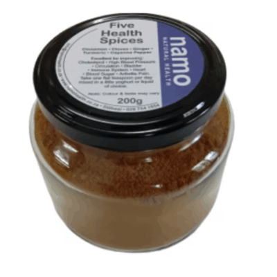 NAMO HEALTH FIVE HEALTH SPICE 200G GLASS