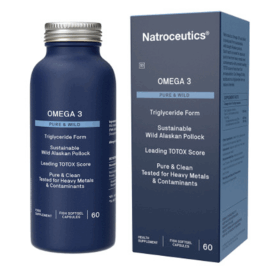 NATROCEUTICS OMEGA 3 PURE & WILD 60 CAPS