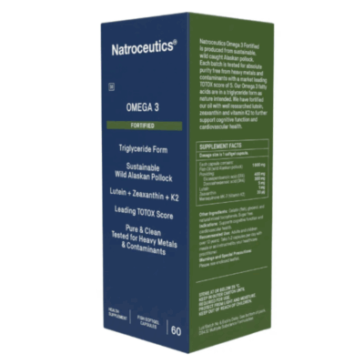 NATROCEUTICS OMEGA 3 FORTIFIED 60 CAPS