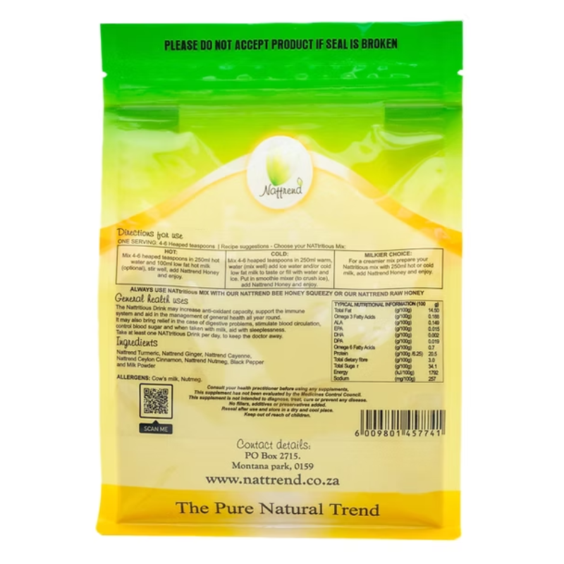 NATTREND NATTRITIOUS DRINK GOLD SPICE 300g - Image 2