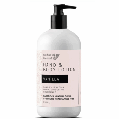 NATURALS BEAUTY HAND & BODY LOTION VANILLA 250ML