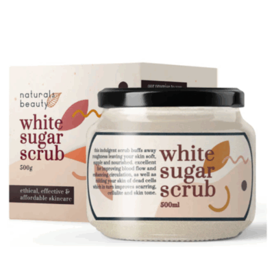 NATURALS BEAUTY WHITE SUGAR SCRUB 500G