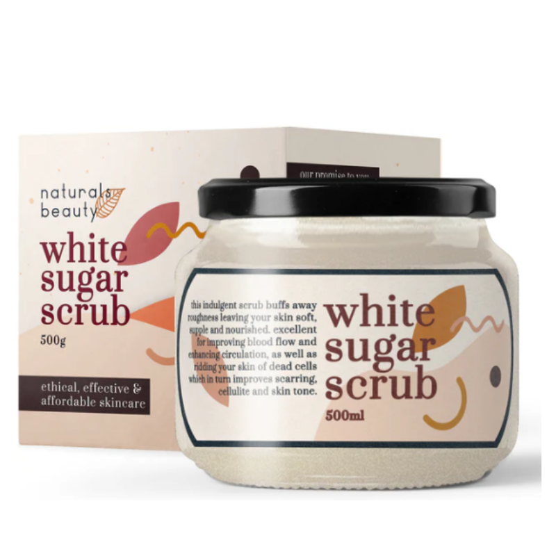 NATURALS BEAUTY WHITE SUGAR SCRUB 500G