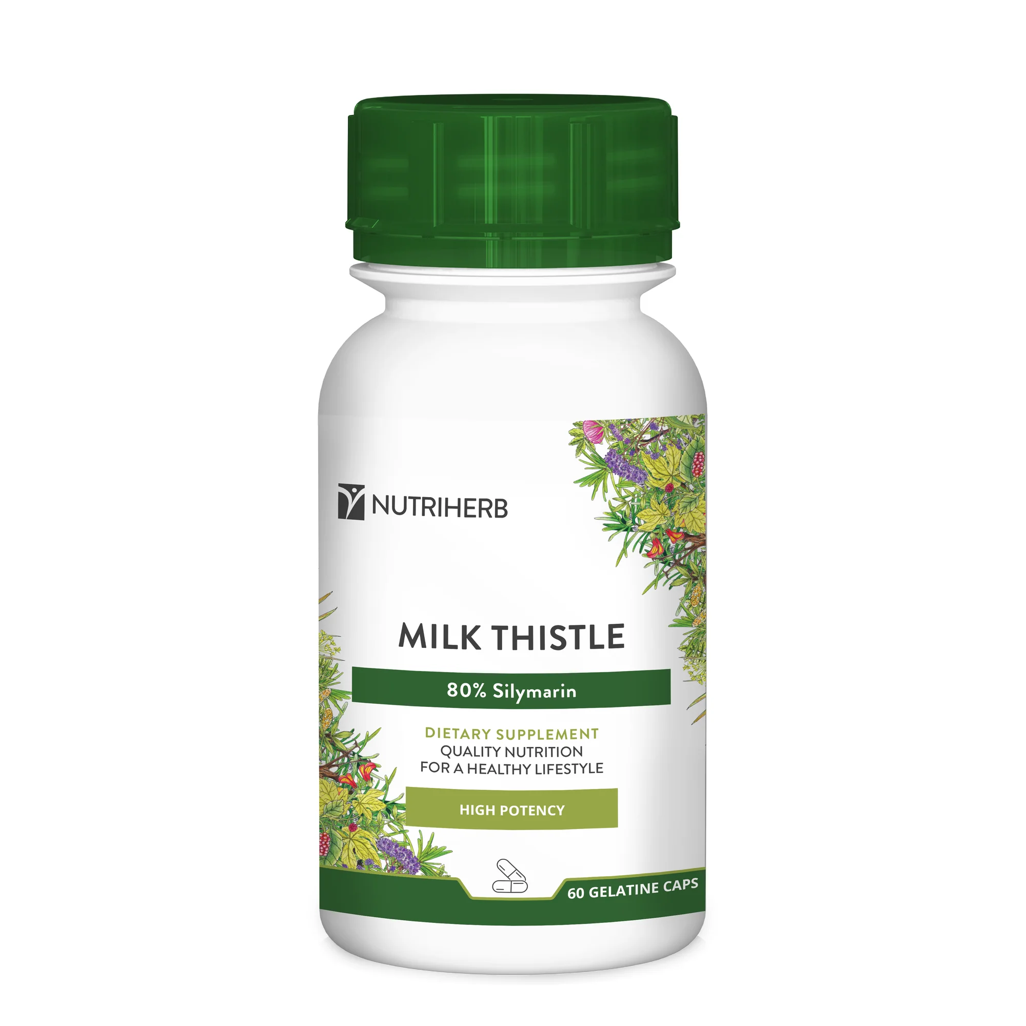 NUTRIHERB MILK THISTLE HIGH POTENCY 60 CAPS