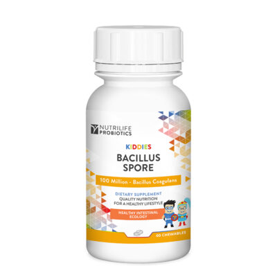 NUTRILIFE BACILLUS SPORE KIDDIES 100 MILL 60 CHEWS