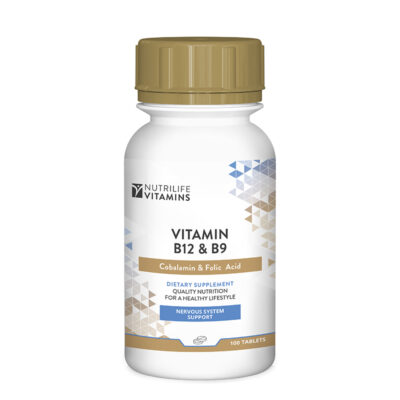 NUTRILIFE VITAMIN B12 & B9 FOLIC ACID 100 TABS