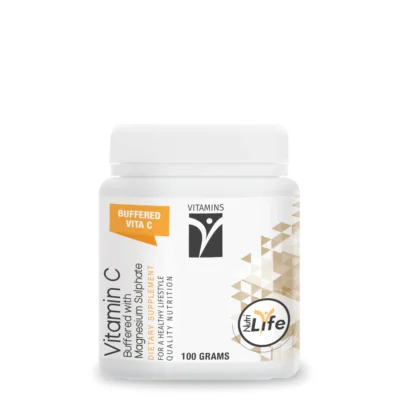 NUTRILIFE BUFFERED VITA C & MAGNESIUM POWDER 100g