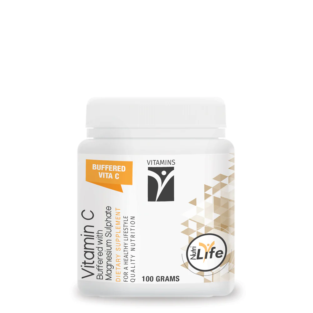 NUTRILIFE BUFFERED VITA C & MAGNESIUM POWDER 100g