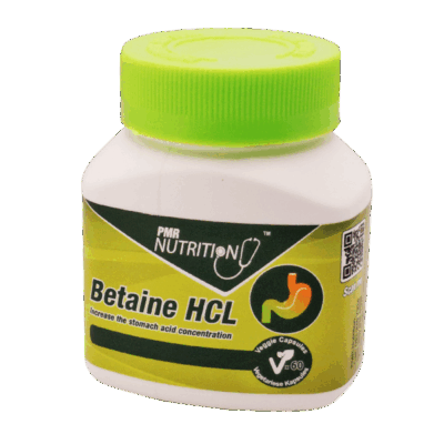 PMR NUTRITION BETAINE HCL 60 CAPS