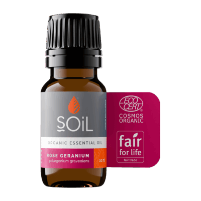 SOIL ROSE GERANIUM ESSENTIAL OIL 10ML
