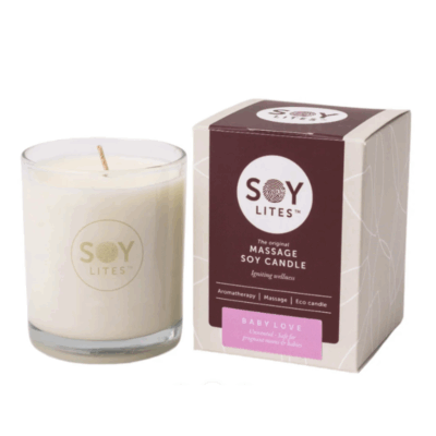 SOY LITES BABY LOVE MASSAGE CANDLE 220ML