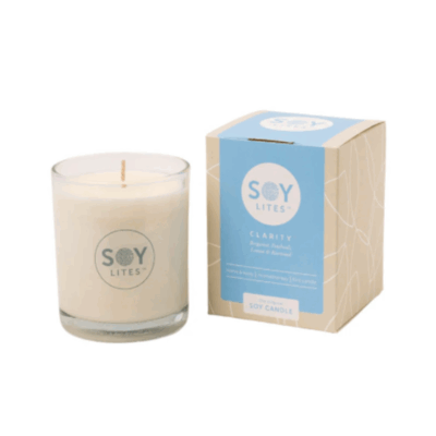 SOY LITES CLARITY MOISTURISING TUMBLER CANDLE 220ML
