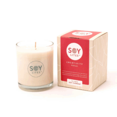 SOY LITES CREATIVITY MOISTURISING TUMBLER CANDLE 220ML