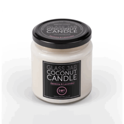 SOY LITES JASMINE & LAVENDER COCONUT CANDLE 400G