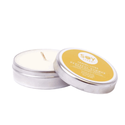 SOY LITES MOISTURISING CANDLE PEACEFUL SUMMER TRAVEL-LITE 55ml
