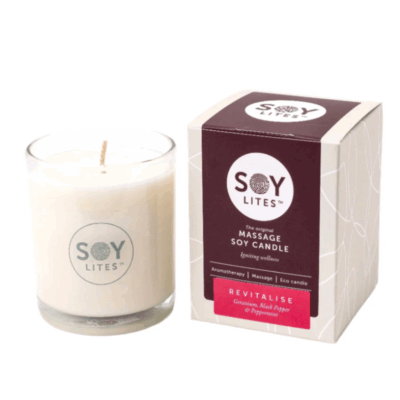 SOY LITES REVITALISE MASSAGE CANDLE 200ML