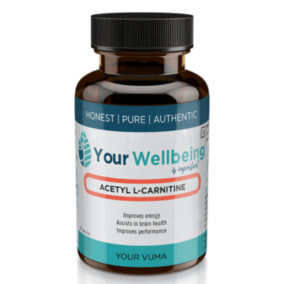 YOUR WELLBEING ACETYL L-CARNITINE 500MG 60s