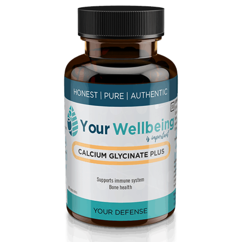 YOUR WELLBEING CALCIUM GLYCINATE PLUS 1000mg 60s