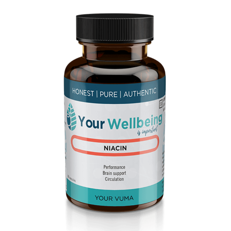 YOUR WELLBEING NIACIN 500MG 60s