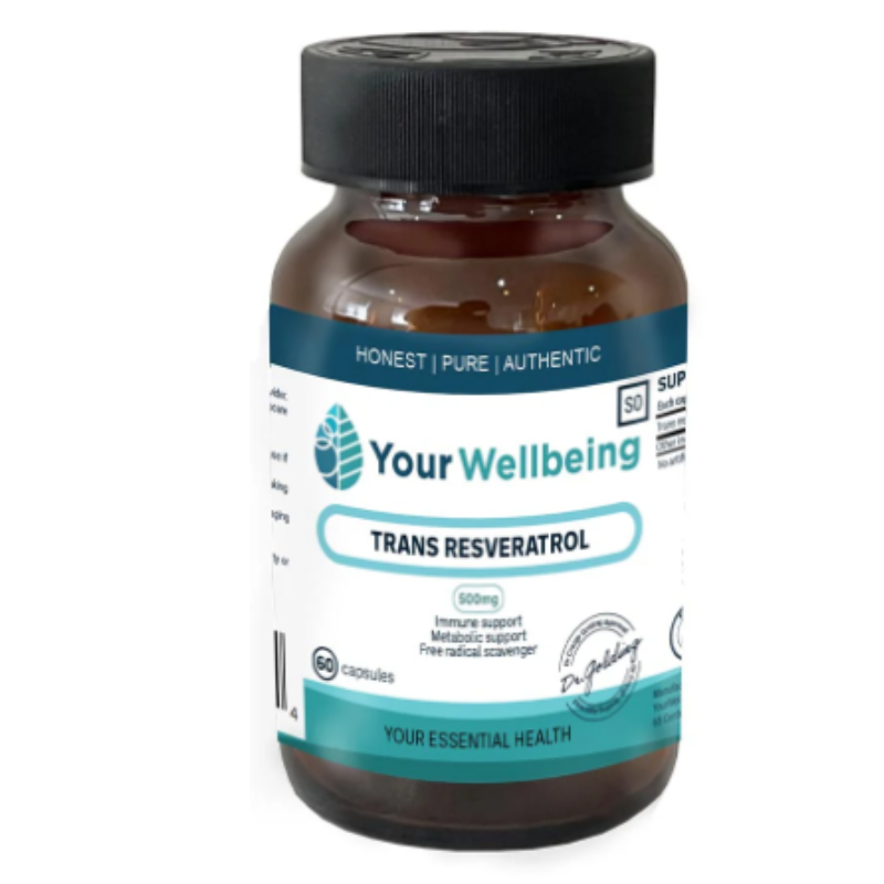 YOUR WELLBEING RESVERATROL 60 CAPS