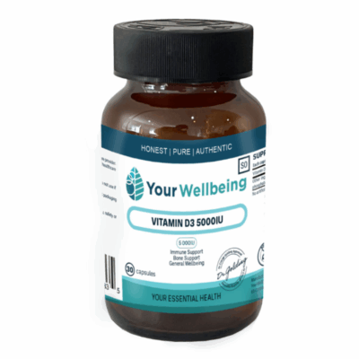 YOUR WELLBEING VITAMIN D3 5000IU 60 CAPS