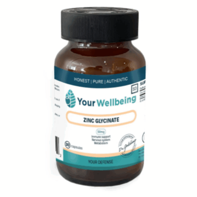YOUR WELLBEING ZINC GLYCINATE 50mg 30s