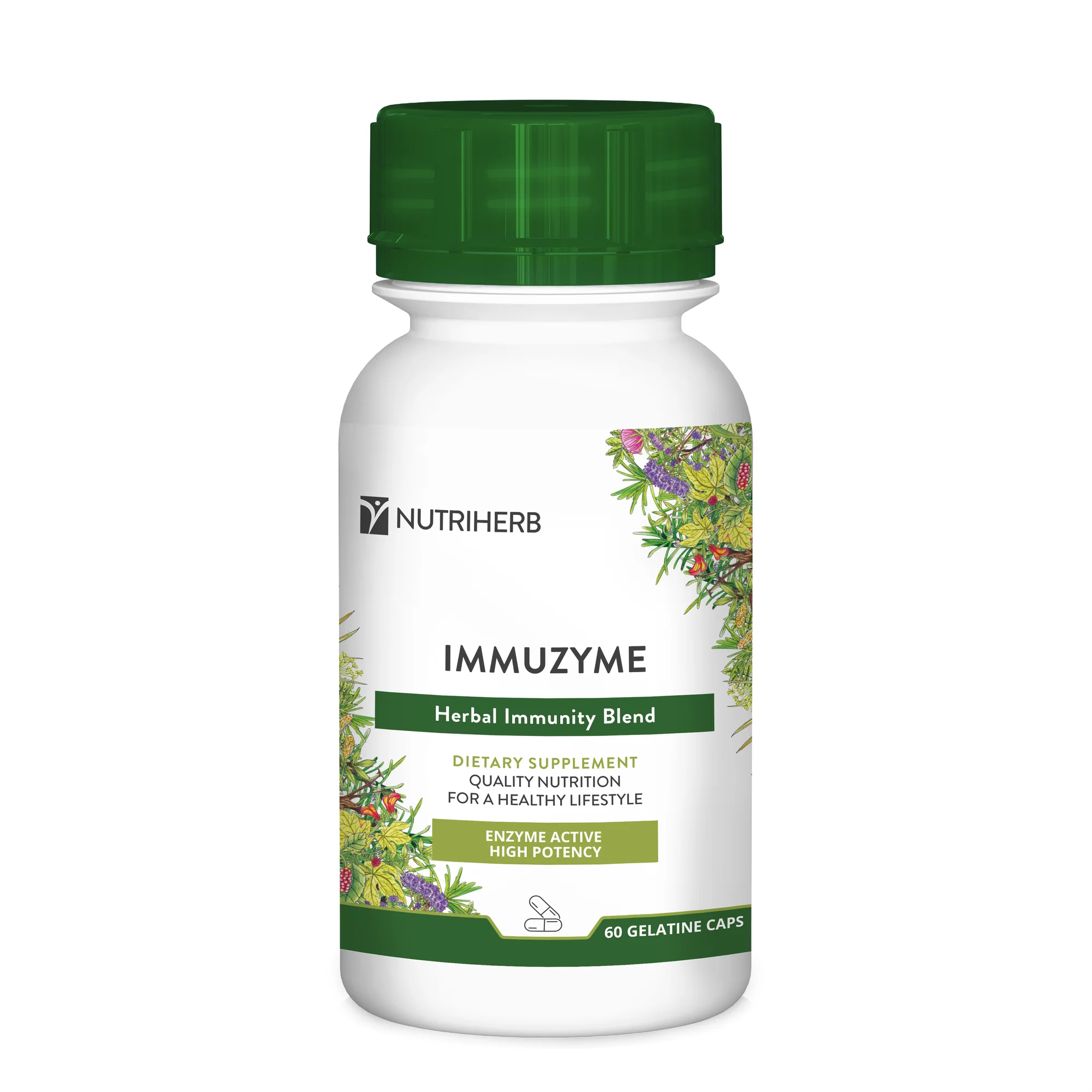 NUTRIHERB IMMUZYME 60 GEL CAPS