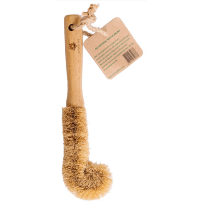 NATURAL LIFE BAMBOO BOTTLE BRUSH WITH COCONUT FIBRE BRISTLES