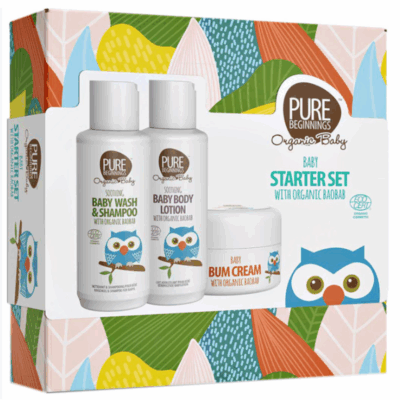 PURE BEGINNINGS BABY GIFT SET