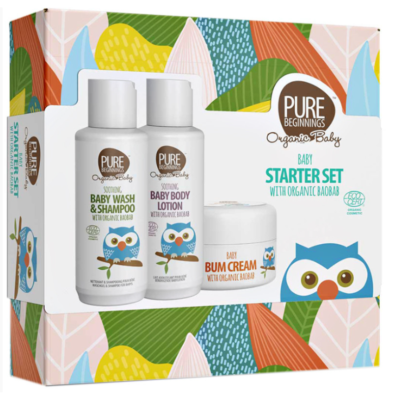 PURE BEGINNINGS BABY GIFT SET