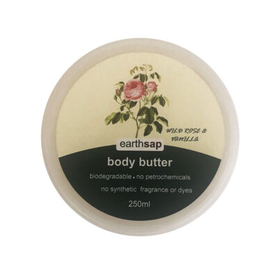 EARTHSAP BODY BUTTER 250ML - Wild Rose and Vanilla