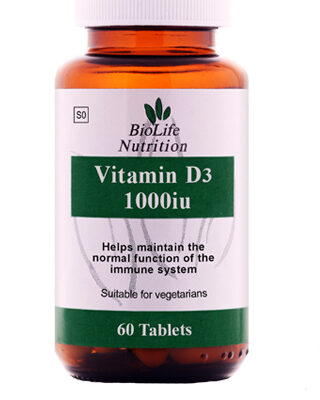 BIOLIFE VITAMIN D3 1000IU 60 TABS