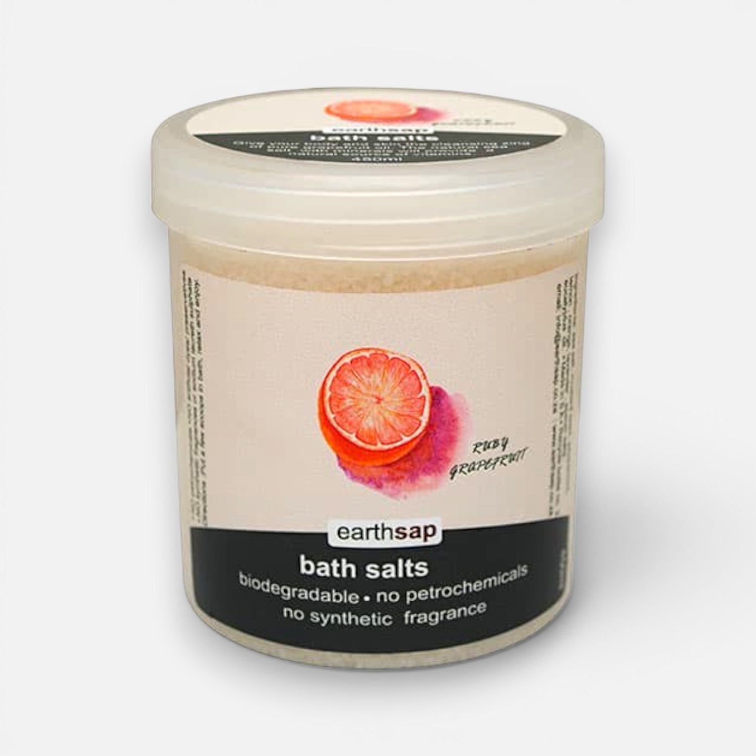 EARTHSAP BATH SALTS RUBY GRAPEFRUIT 450ML