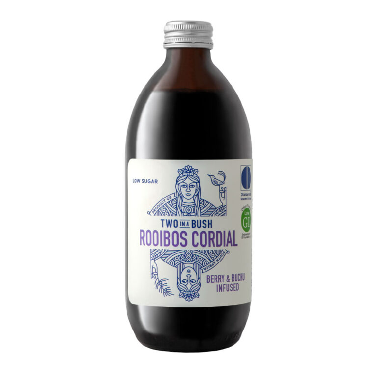 TWO IN A BUSH BERRY AND BUCHU ROOIBOS CORDIAL 500ML