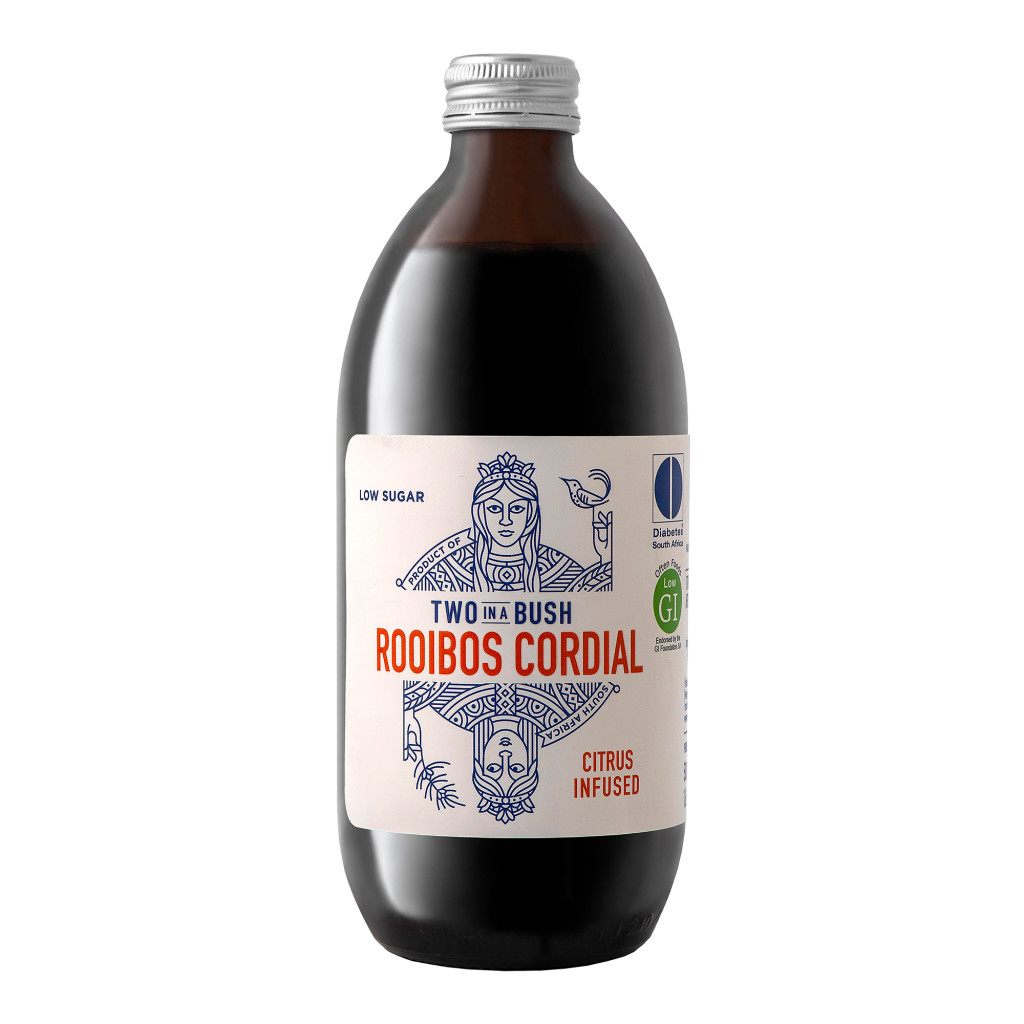 TWO IN A BUSH CITRUS ROOIBOS CORDIAL 500ML