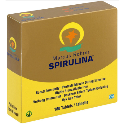 MARCUS ROHRER SPIRULINA TABLETS REFILL 180 TABS