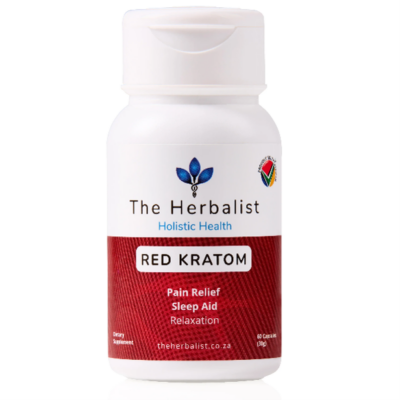 THE HERBALIST RED KRATOM 500MG 60 CAPS