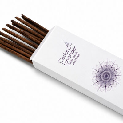 PURE INCENSE STICKS CEDAR LAVENDAR - 10 STICKS